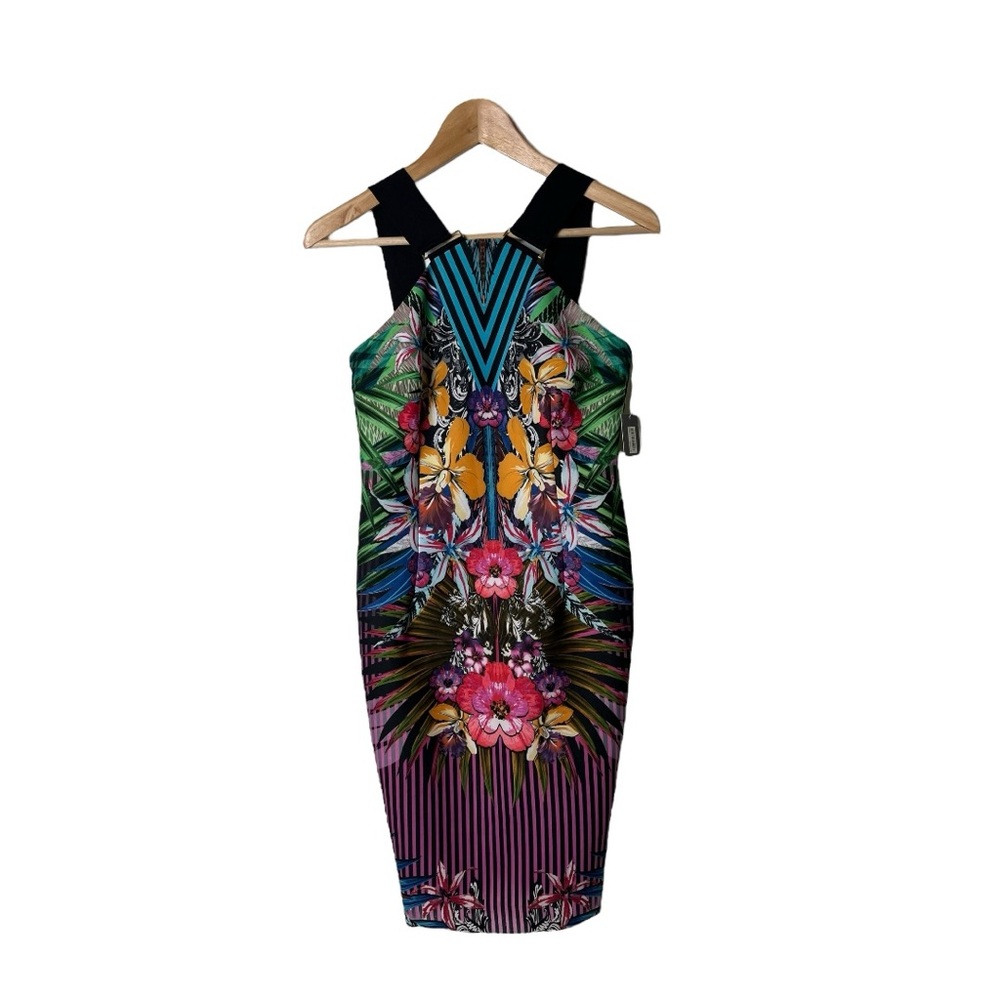 NWT Muse Tropical Print Jersey Bodycon Dress 2